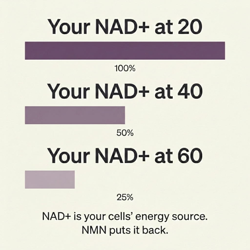 You're Not "Just Getting Older". Your Cells Are Running on Empty.